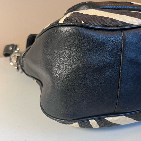 Coach Taylor Zebra Flap Satchel - Picture 7 of 14